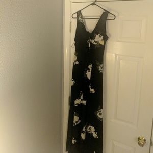 Black maxi dress